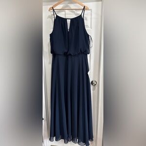 SORELLA VITA Strapless Midnight Blue Dress